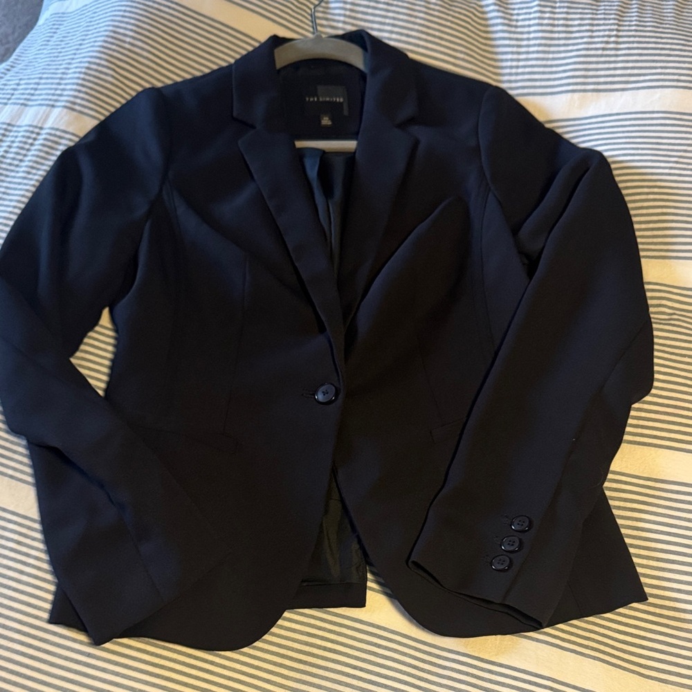 The Limited Black Fitted  Blazer
